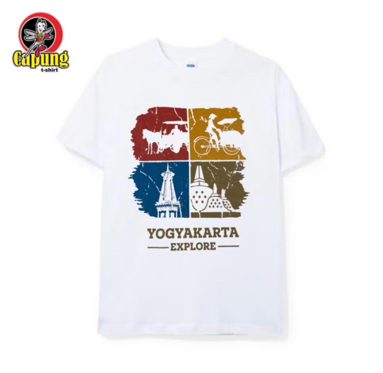 Kaos Jogja Warna Putih